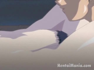 Sublime anime bohyne získavanie succulent krása fingered cez nohavičky