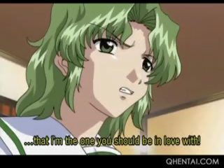 Hentai bị kích thích đồng loại tình dục lạm dụng của anh ấy thơm maids