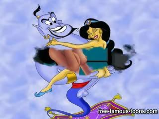 Aladdin 和 茉莉 脏 电影 滑稽模仿