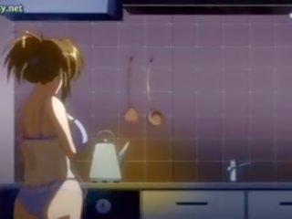 Geidulingas anime pupytė gauti jizzed