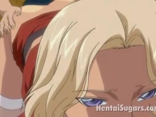 Heavenly hentai blonde nailed in the ass