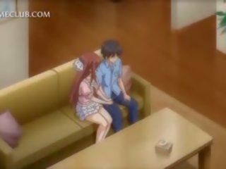 Pleasant 3d anime mīļākais zīle jāšanās liels kāts uz tuvplāns